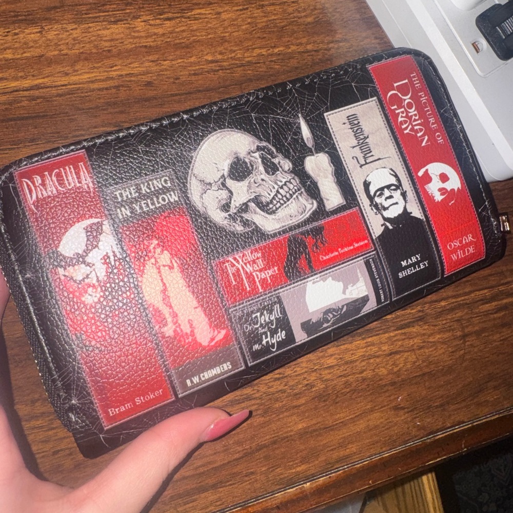Gothic Book Cover Wallet